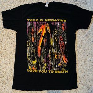 Type O Negative Black T-shirt Size Medium Rock N Roll Metal apparel